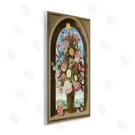 Ziwei Li | Vintage Floral Bouquet Gothic Window
