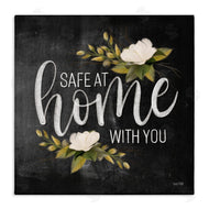 House Fenway | Safe At Home Phrase White Florals