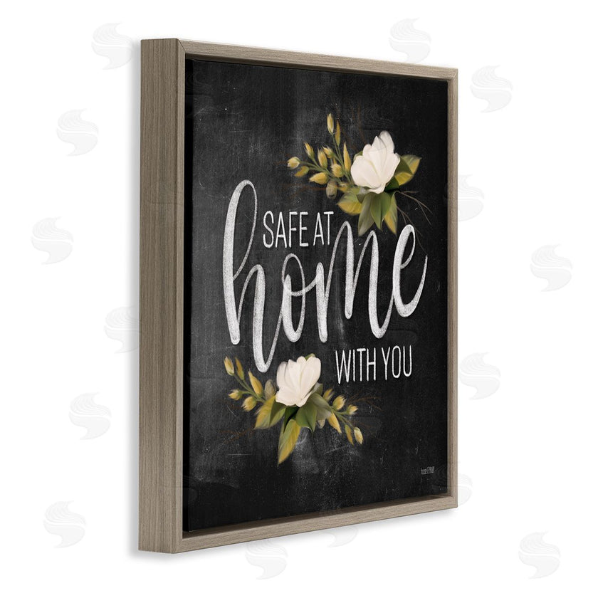 House Fenway | Safe At Home Phrase White Florals
