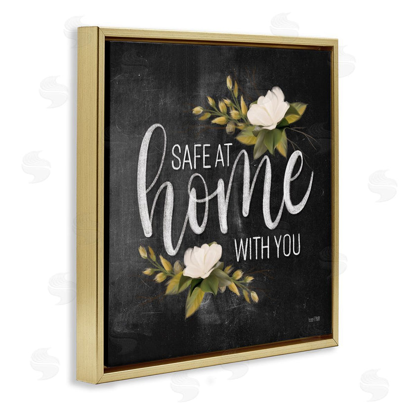 House Fenway | Safe At Home Phrase White Florals
