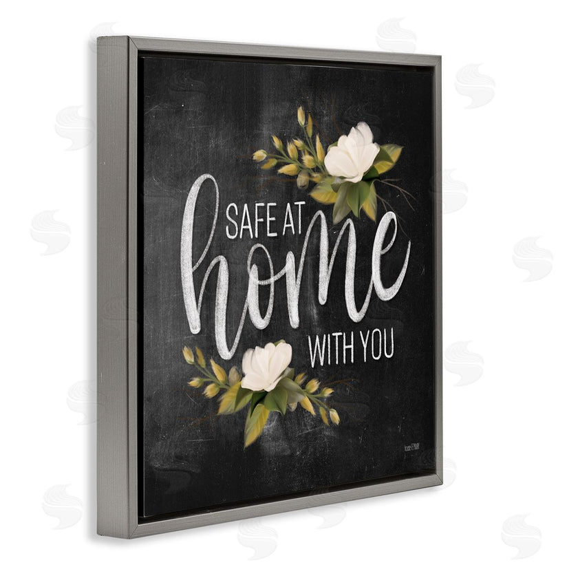 House Fenway | Safe At Home Phrase White Florals