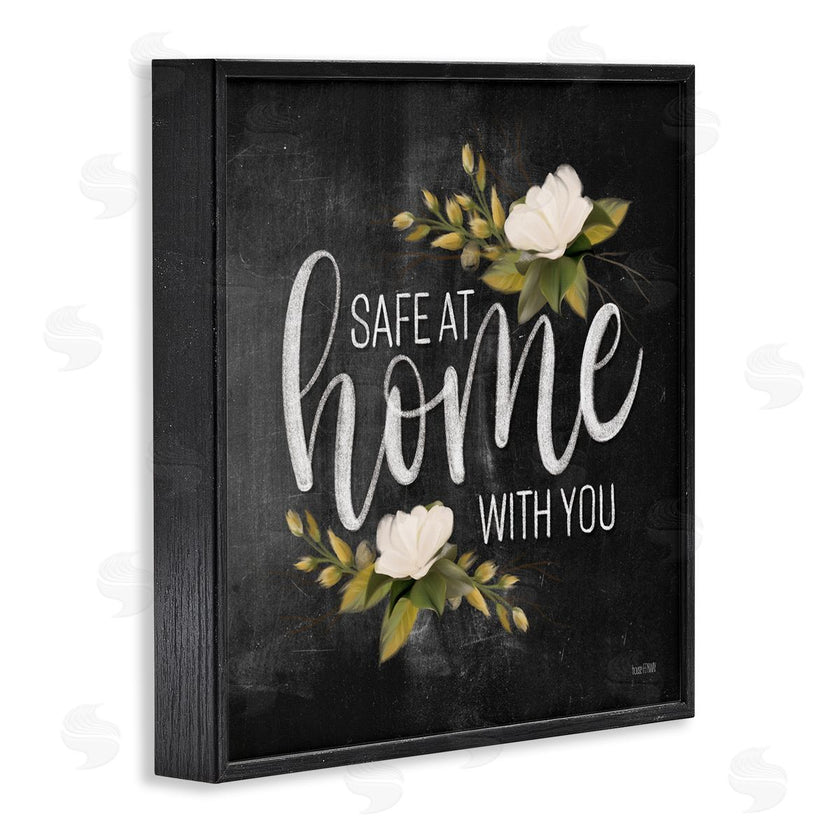 House Fenway | Safe At Home Phrase White Florals
