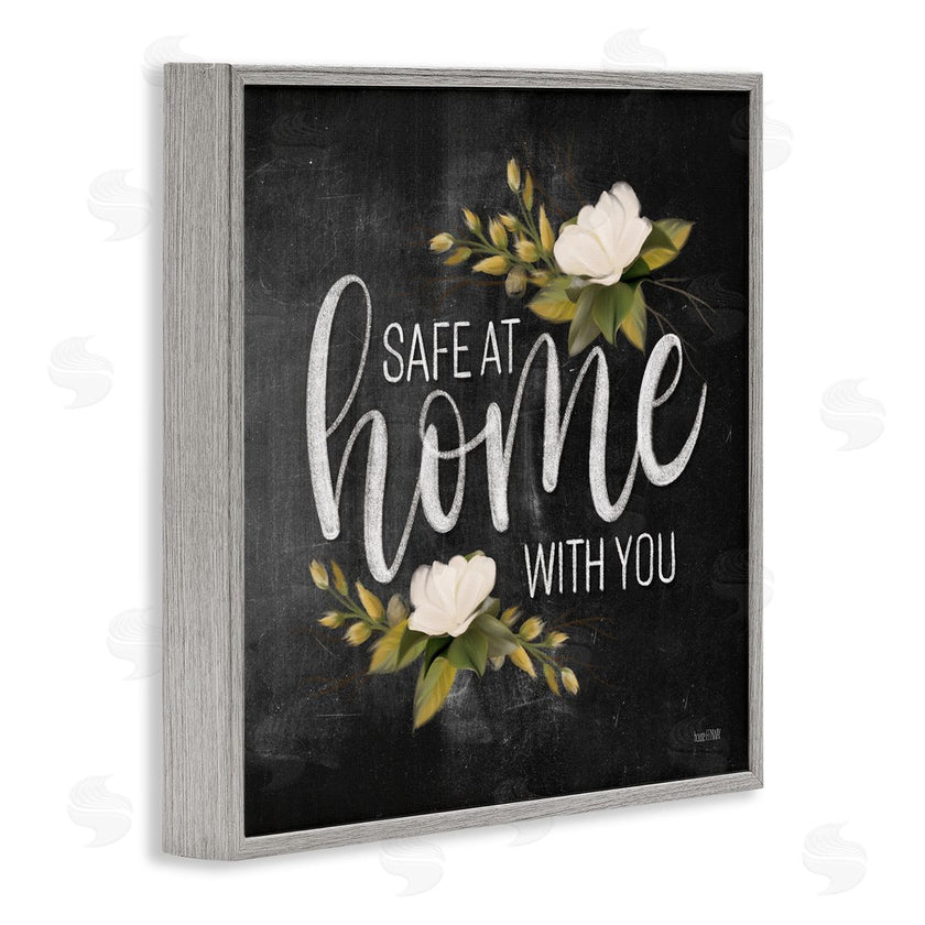 House Fenway | Safe At Home Phrase White Florals