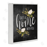 House Fenway | Safe At Home Phrase White Florals