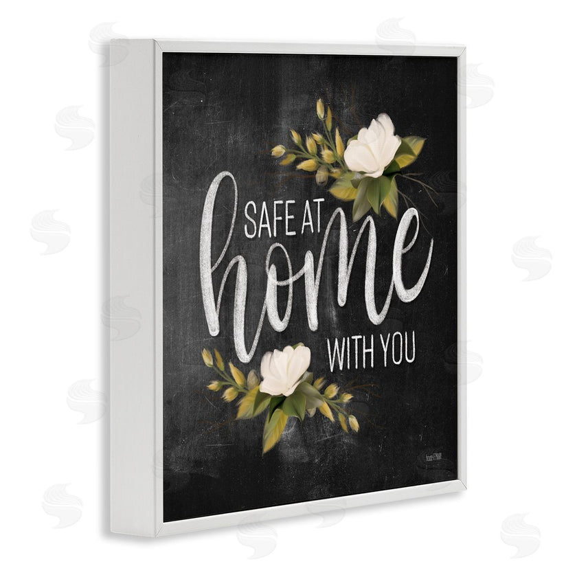 House Fenway | Safe At Home Phrase White Florals
