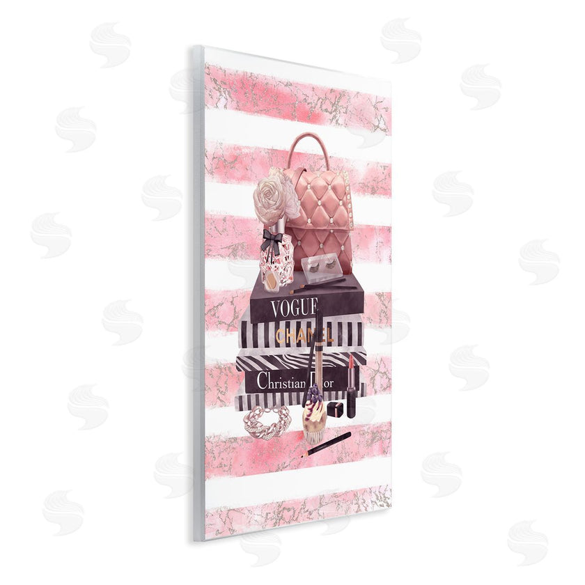 Ziwei Li | Pink Quilted Purse Fashion Books