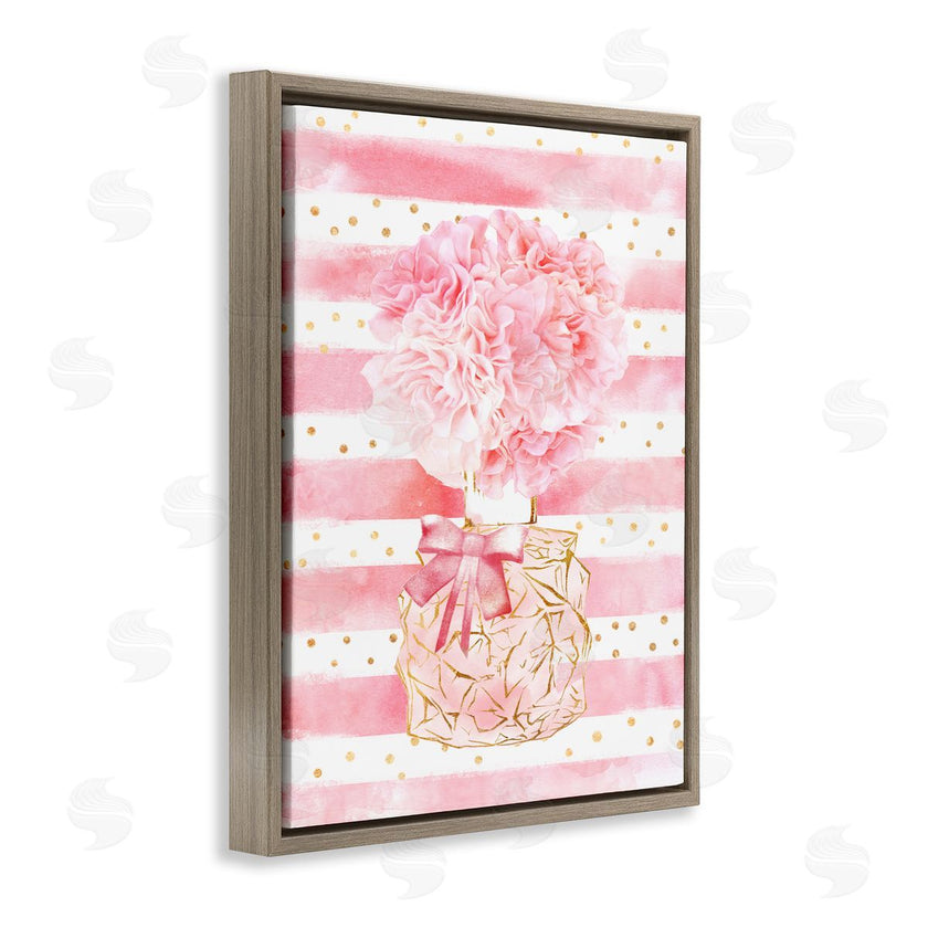 Ziwei Li | Striped Pink Floral Fashion Bouquet