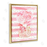 Ziwei Li | Striped Pink Floral Fashion Bouquet