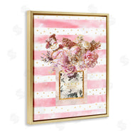 Ziwei Li | Fashion Floral Vase Pink Stripes