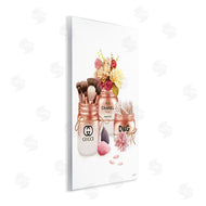 Ziwei Li | Fashion Cosmetic Jars and Floral Bouquet
