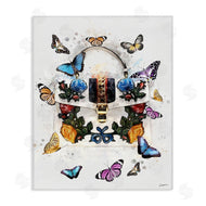 Ziwei Li | Fashion Buckle Purse Butterflies and Florals