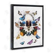 Ziwei Li | Fashion Buckle Purse Butterflies and Florals