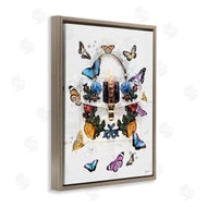 Ziwei Li | Fashion Buckle Purse Butterflies and Florals