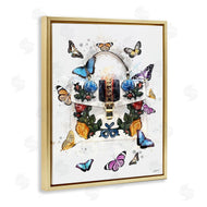 Ziwei Li | Fashion Buckle Purse Butterflies and Florals