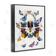 Ziwei Li | Fashion Buckle Purse Butterflies and Florals