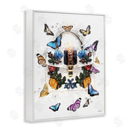 Ziwei Li | Fashion Buckle Purse Butterflies and Florals