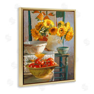 Heide Presse | Sunflower Country Chair Still Life