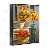 Heide Presse | Sunflower Country Chair Still Life