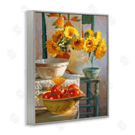 Heide Presse | Sunflower Country Chair Still Life