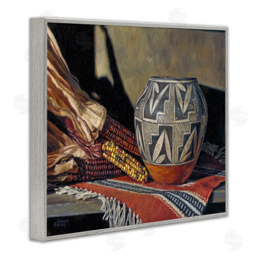 David Graham | Traditional Corn Harvest Native Pottery