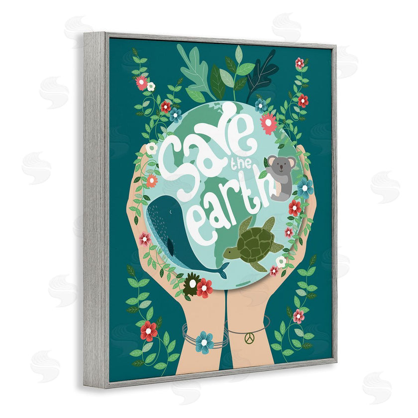 Hannah Heemsbergen | Save the Earth Quote with Animals