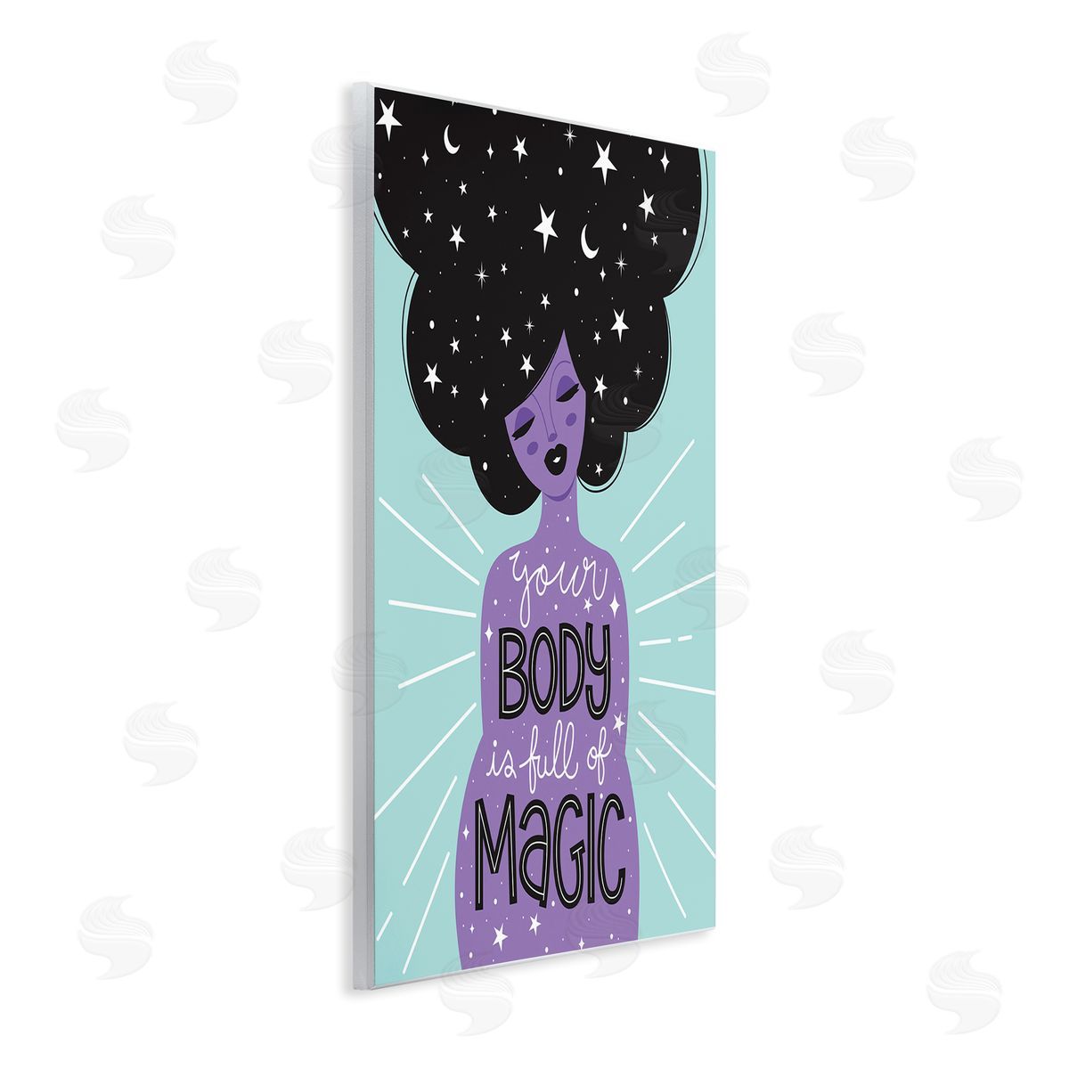 Ilis Avilés Body Full of Magic Astrological Hair Wall Plaque Art