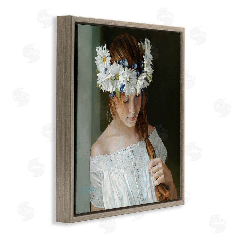 Heide Presse | Girl with Floral Daisy Crown