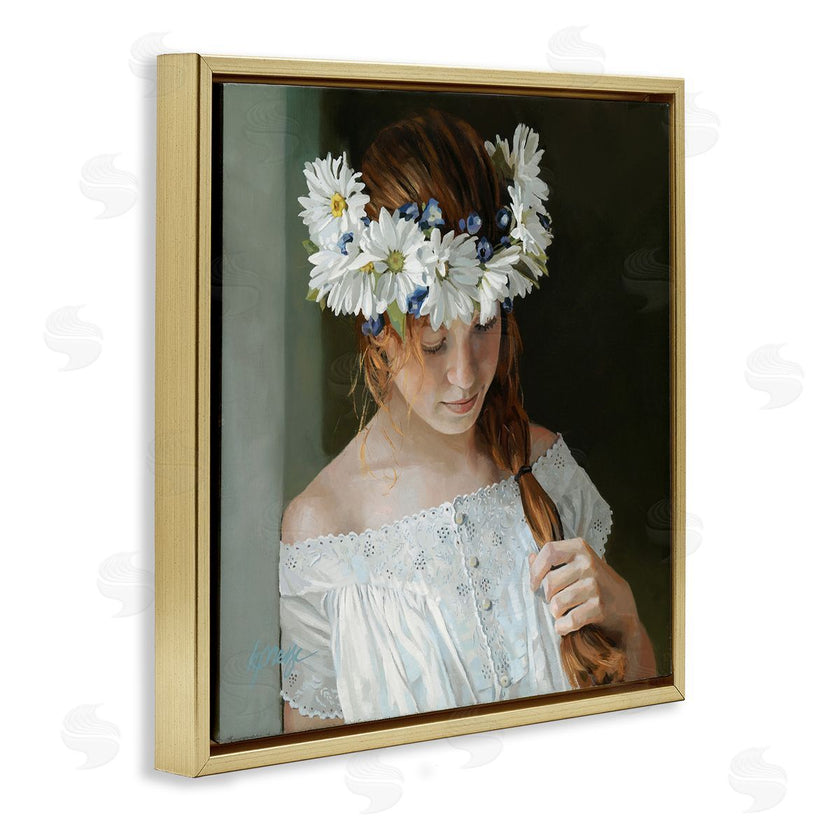Heide Presse | Girl with Floral Daisy Crown