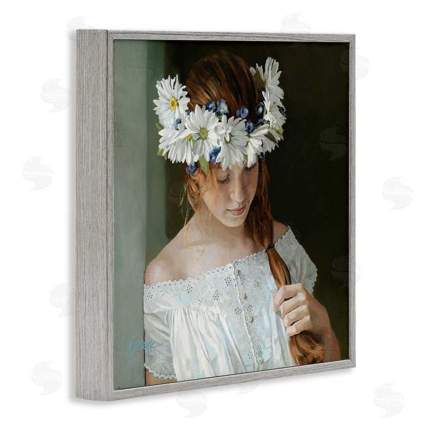 Heide Presse | Girl with Floral Daisy Crown
