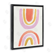 Jess Bruggink | Watercolor Rainbow Arches Pink Yellow Red
