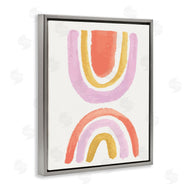 Jess Bruggink | Watercolor Rainbow Arches Pink Yellow Red