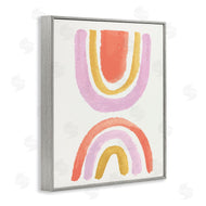 Jess Bruggink | Watercolor Rainbow Arches Pink Yellow Red