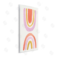 Jess Bruggink | Watercolor Rainbow Arches Pink Yellow Red