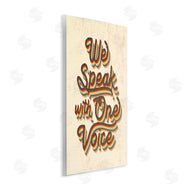 Stupell Studio | Speak with One Voice Script Typography