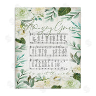 Jennifer Pugh | Amazing Grace Green Floral Sheet Music