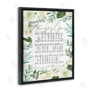 Jennifer Pugh | Amazing Grace Green Floral Sheet Music