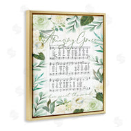 Jennifer Pugh | Amazing Grace Green Floral Sheet Music