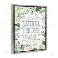 Jennifer Pugh | Amazing Grace Green Floral Sheet Music