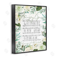 Jennifer Pugh | Amazing Grace Green Floral Sheet Music