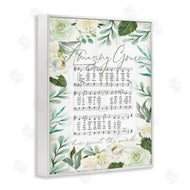 Jennifer Pugh | Amazing Grace Green Floral Sheet Music
