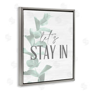 Kim Allen | Lets Stay In Phrase Plant Leaves