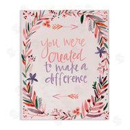 Katie Doucette | Created to Make a Difference Floral Border