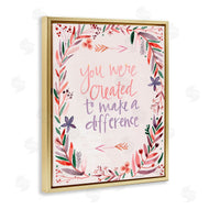 Katie Doucette | Created to Make a Difference Floral Border
