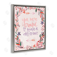 Katie Doucette | Created to Make a Difference Floral Border
