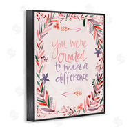 Katie Doucette | Created to Make a Difference Floral Border