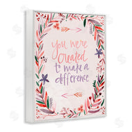 Katie Doucette | Created to Make a Difference Floral Border