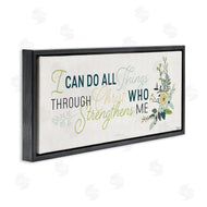 Gigi Louise | He Strengthens Me Faith Based Quote