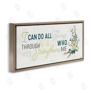 Gigi Louise | He Strengthens Me Faith Based Quote