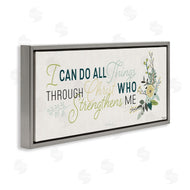 Gigi Louise | He Strengthens Me Faith Based Quote