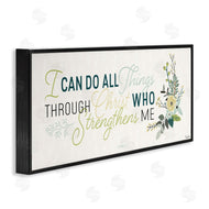 Gigi Louise | He Strengthens Me Faith Based Quote